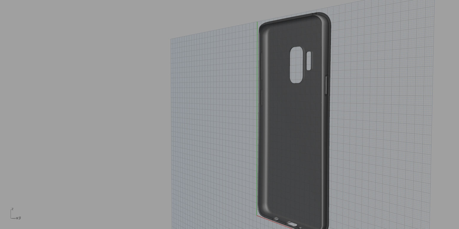 Samsung Galaxy S9 Black case 3D print model_20