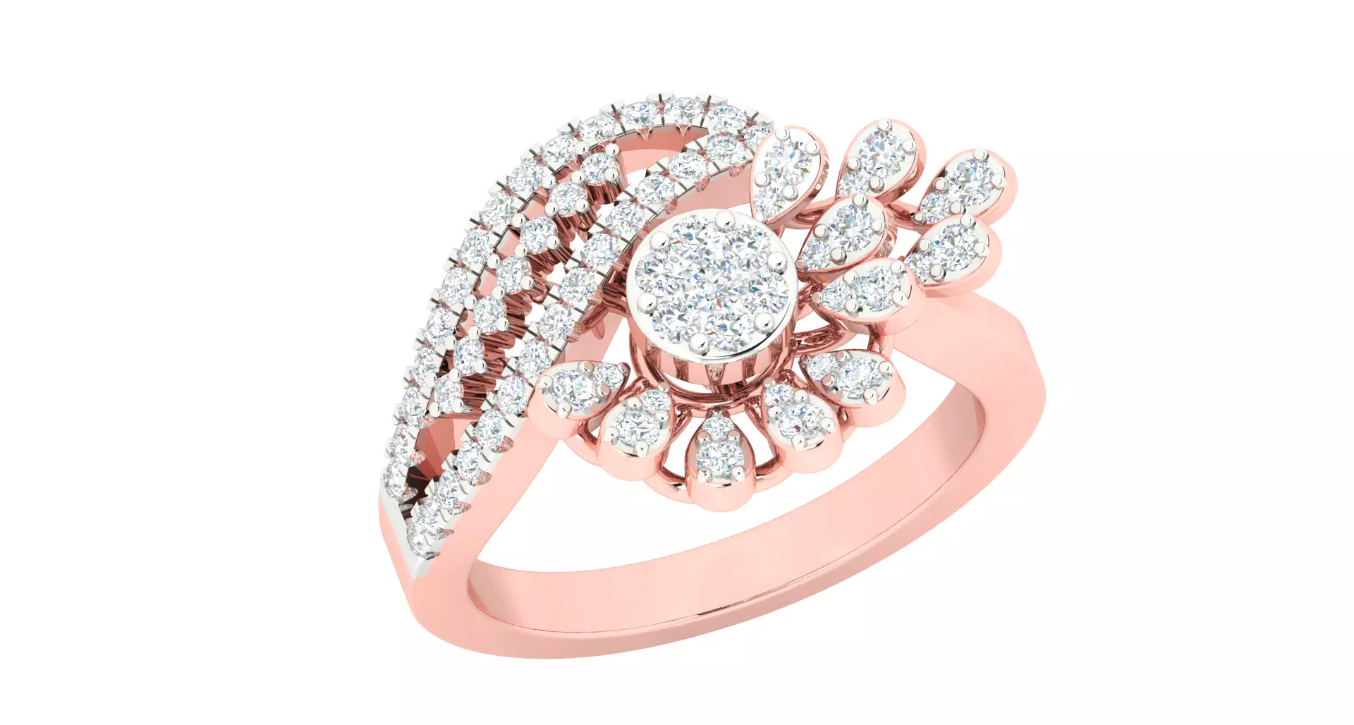 Women ring 3dm stl render detail 3D print model 3D print model_0