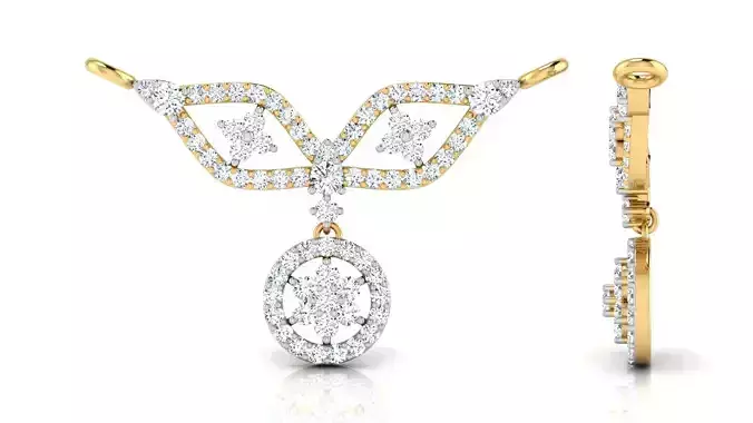 Sai Pallavi Mangalsutra 3D print model