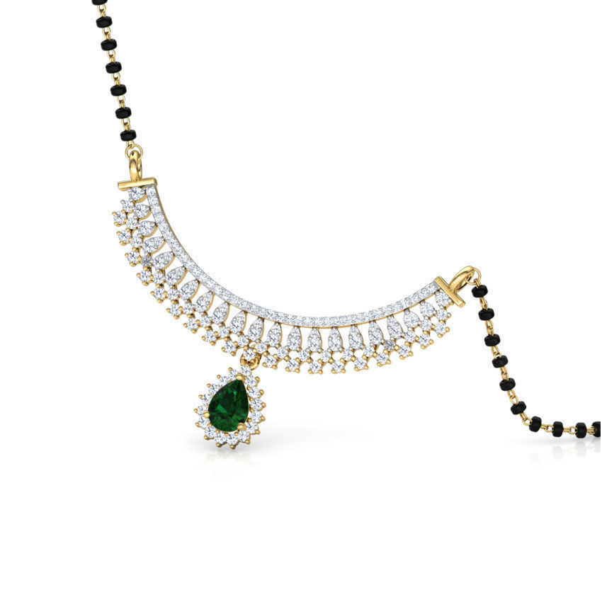 Rekha Mangalsutra 3D print model_3