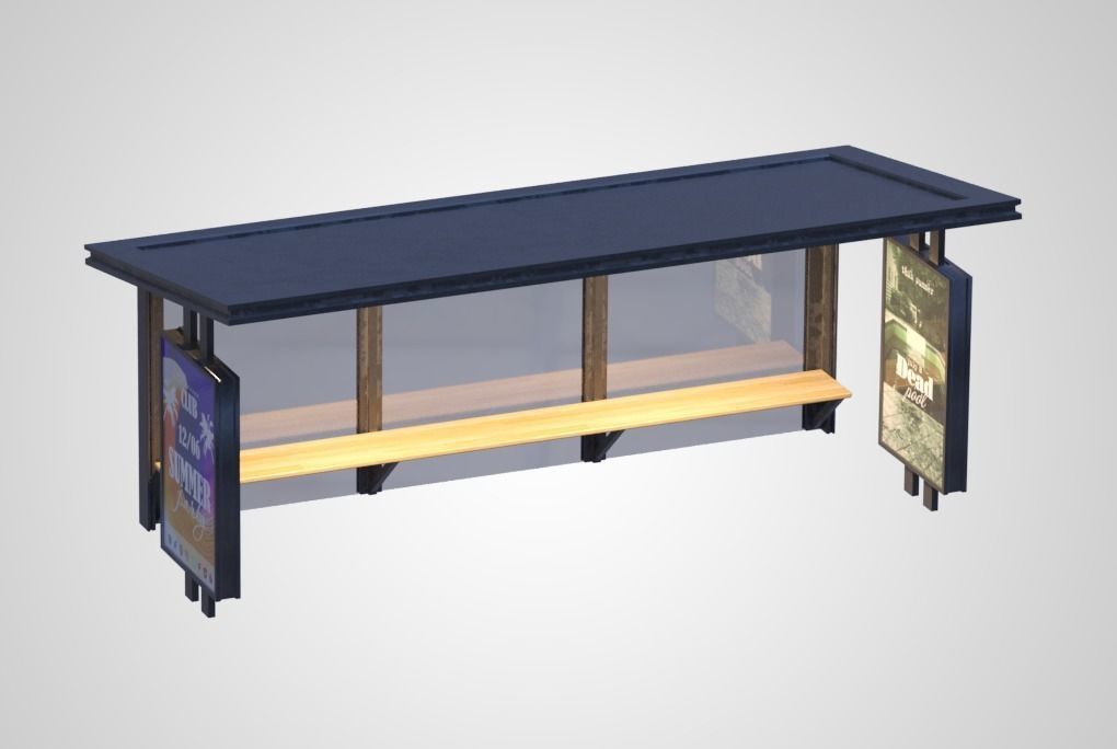 Exterior elements 3D model_6