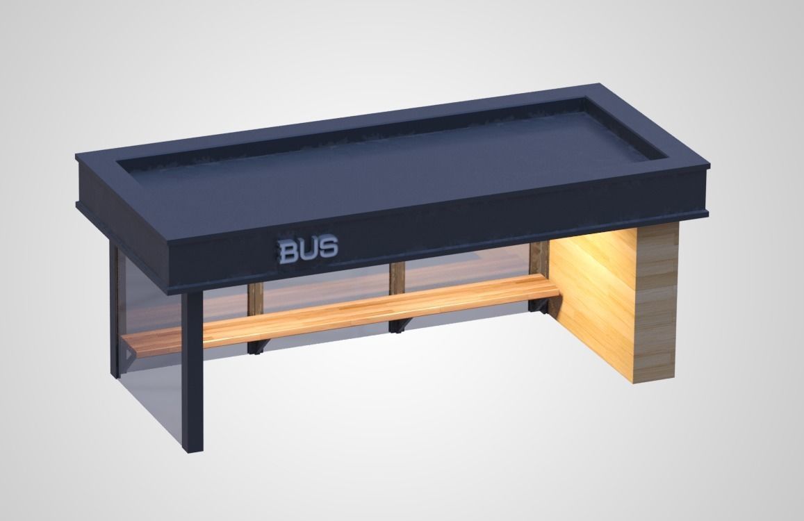 Exterior elements 3D model_5