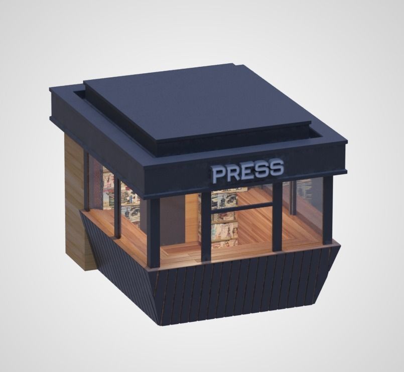 Exterior elements 3D model_7