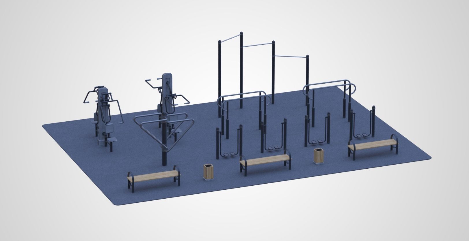 Exterior elements 3D model_9