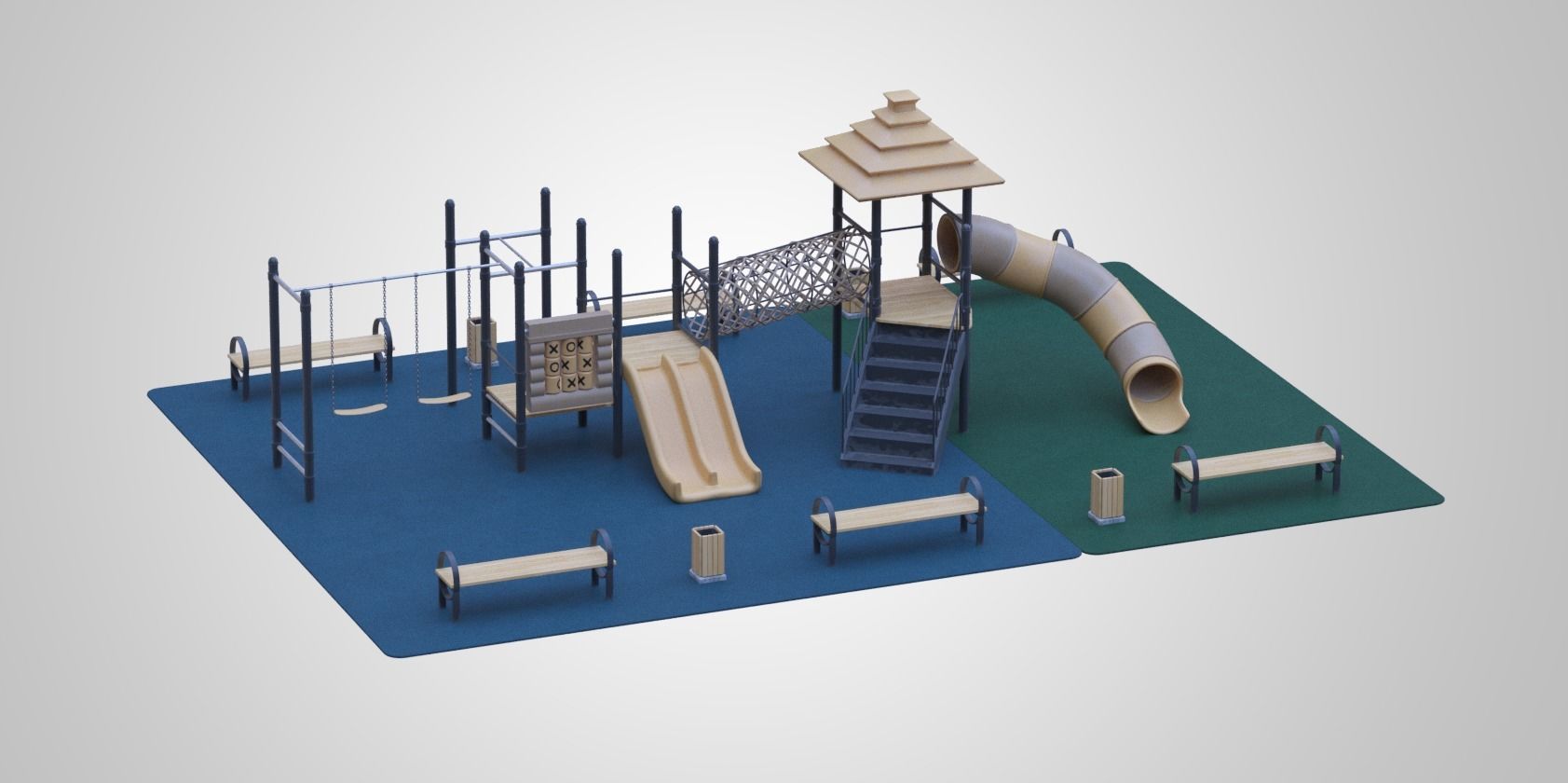 Exterior elements 3D model_10