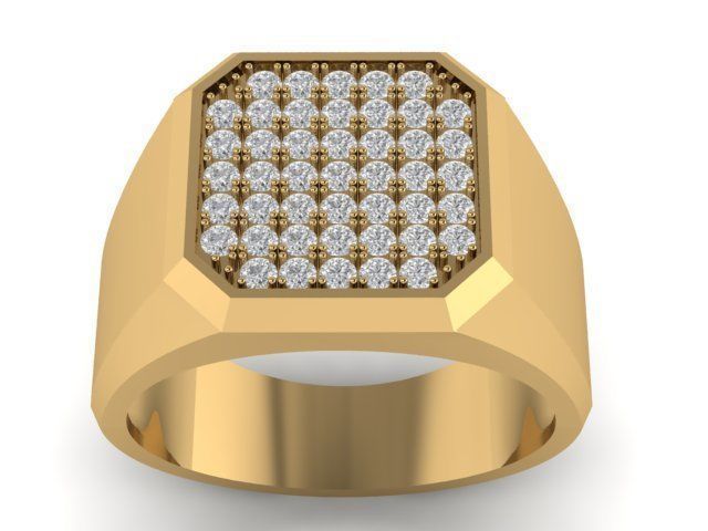 men ring 3D print model_1