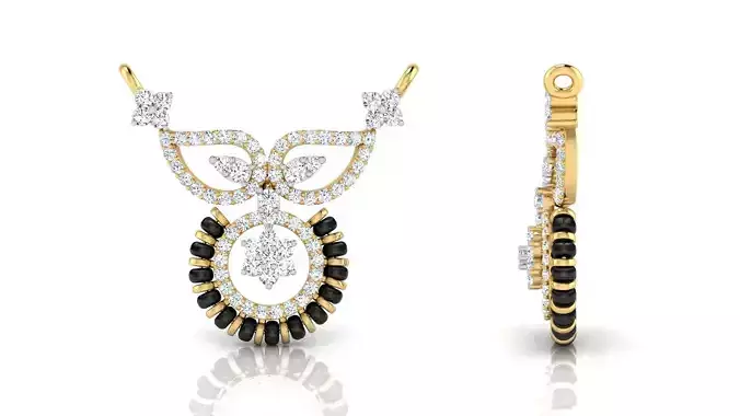 Pavi Mangalsutra 3D print model