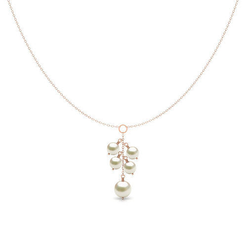 Rosy Pearl Necklace 3D print model