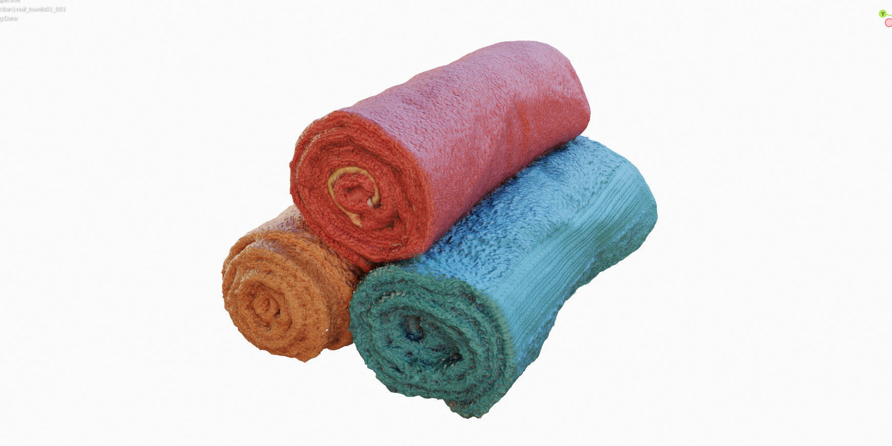 Real towels 3D model_12