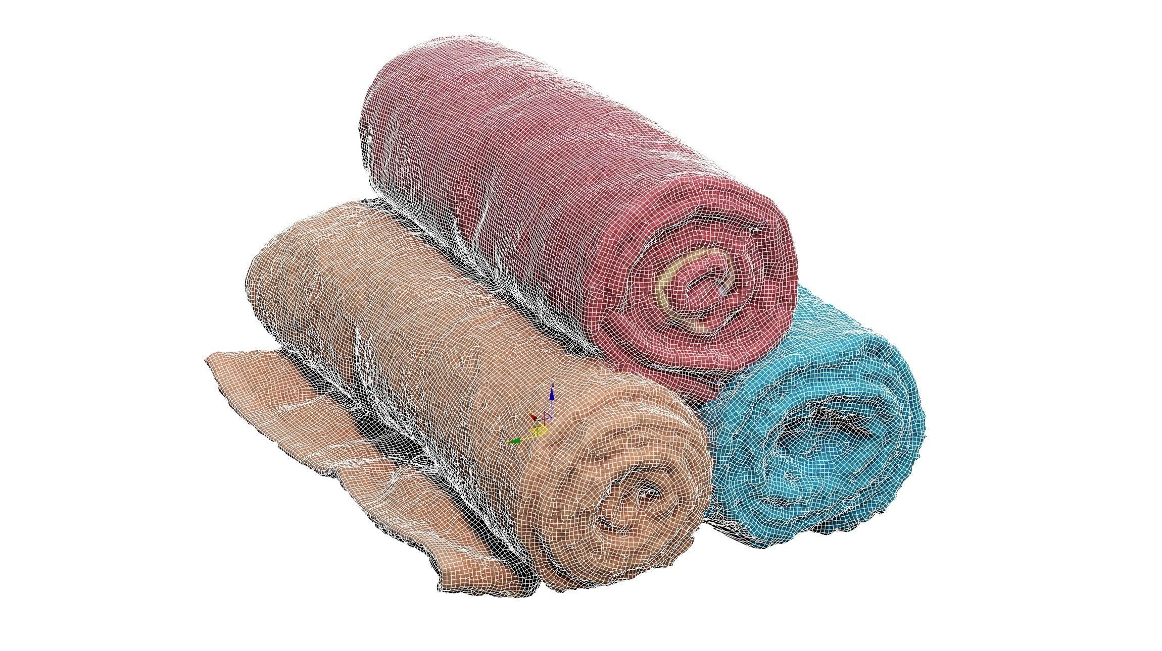 Real towels 3D model_7
