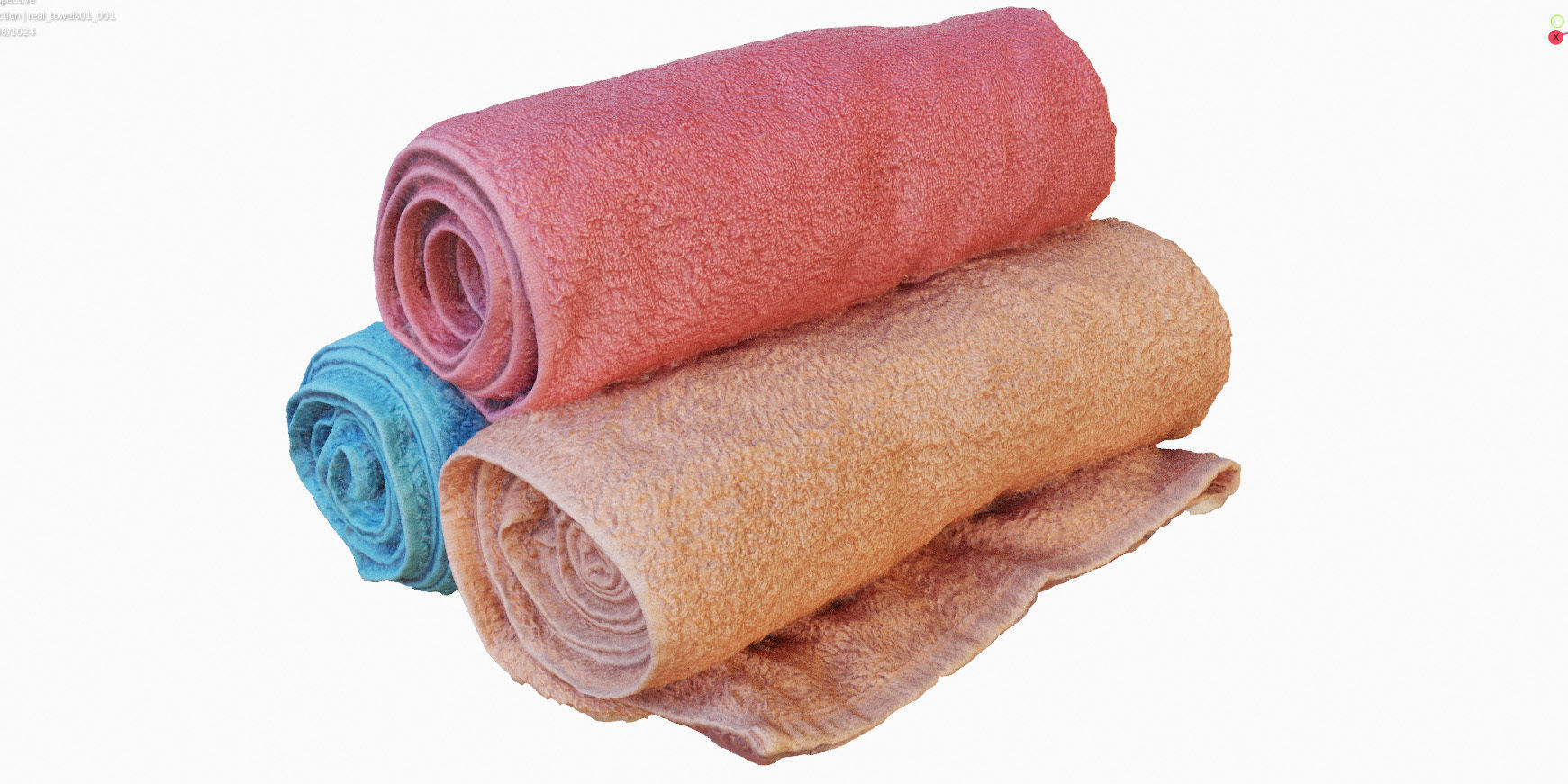 Real towels 3D model_8