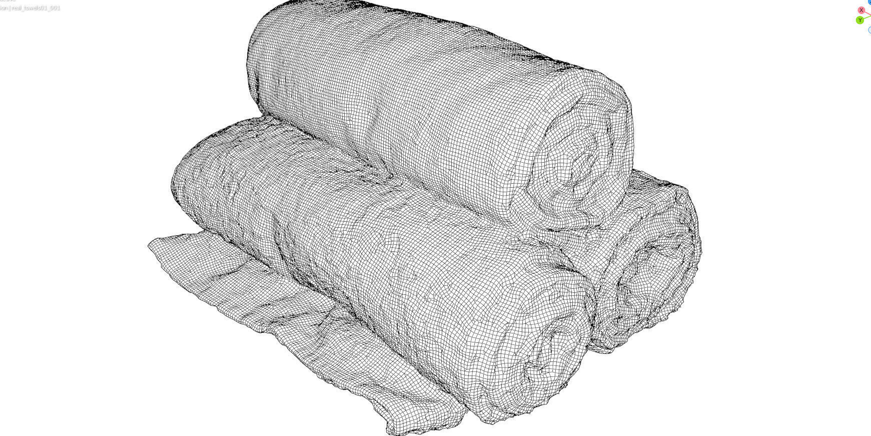 Real towels 3D model_13