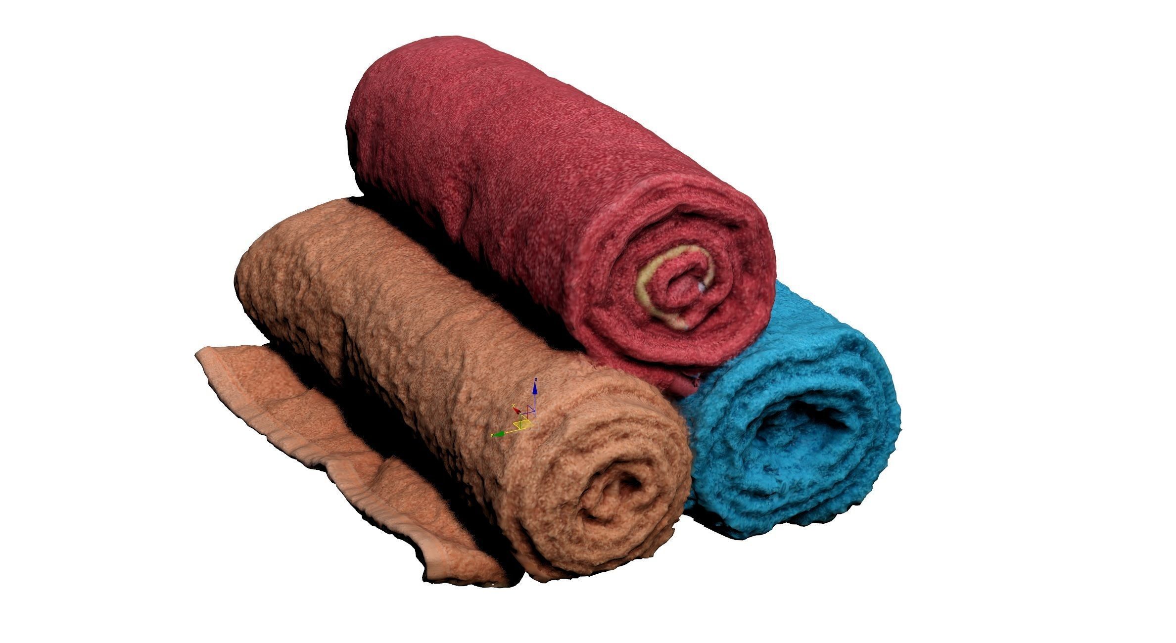 Real towels 3D model_6