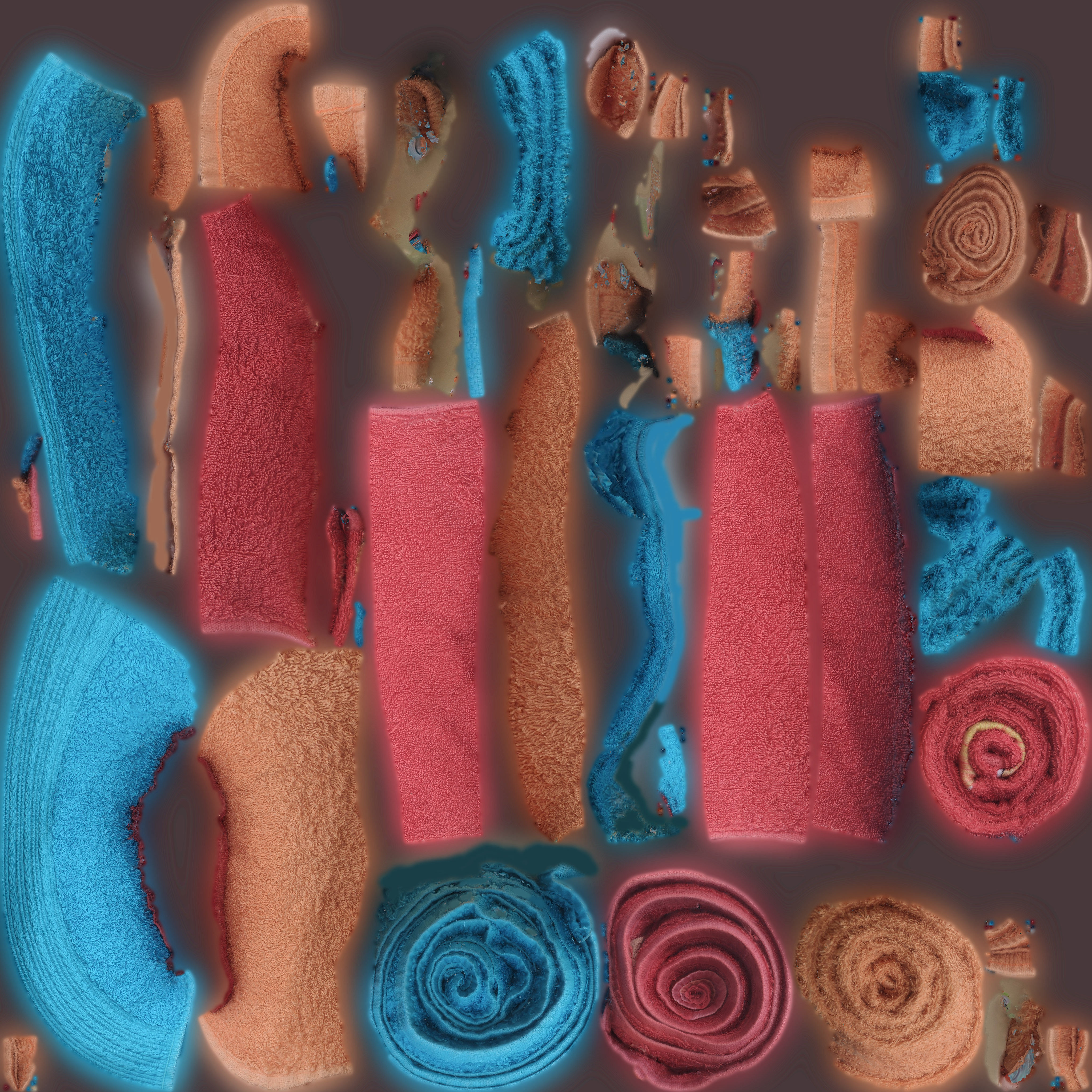 Real towels 3D model_5