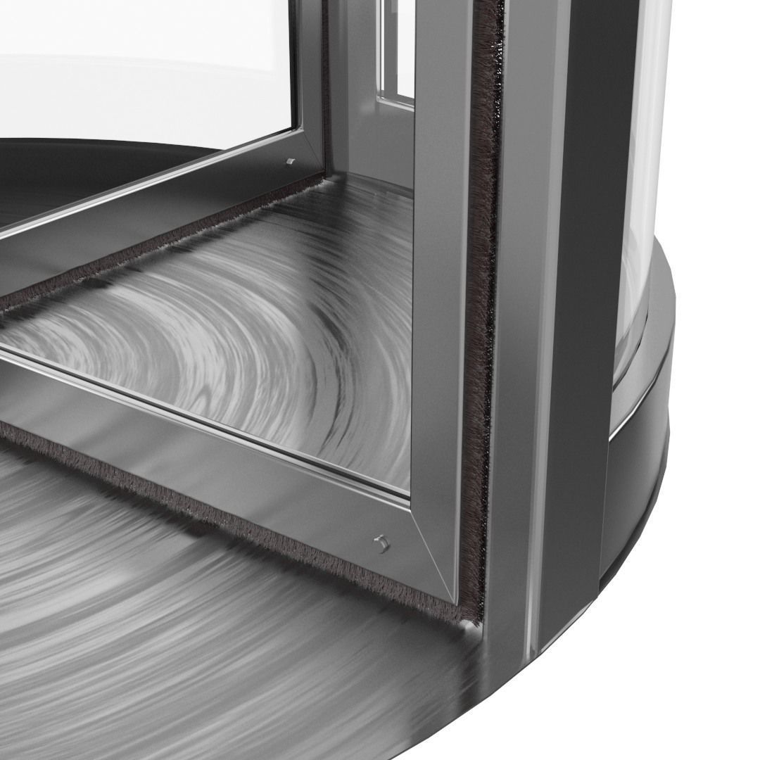 Revolving door Dorma Crane 2000 3D model_1
