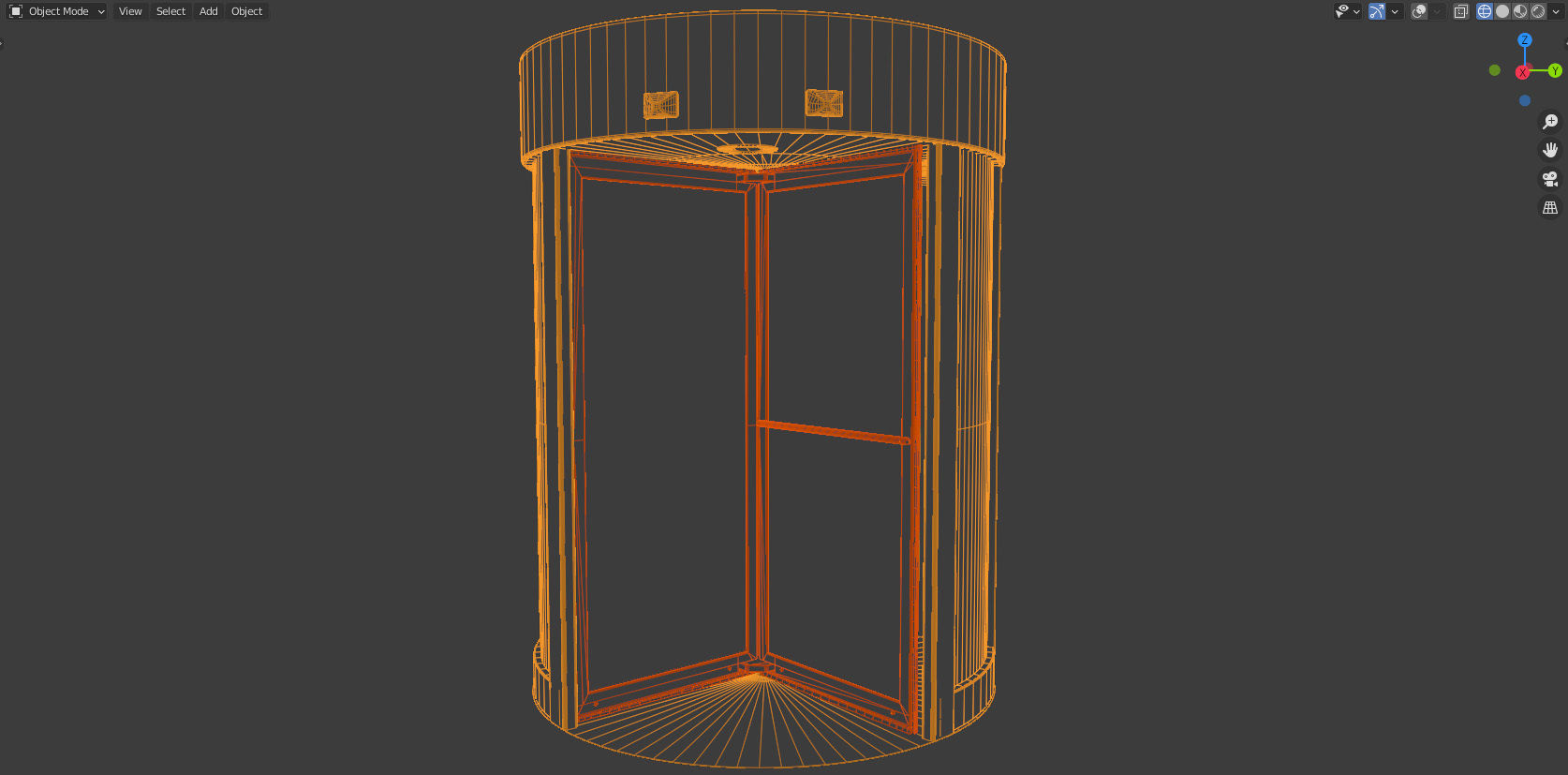 Revolving door Dorma Crane 2000 3D model_5