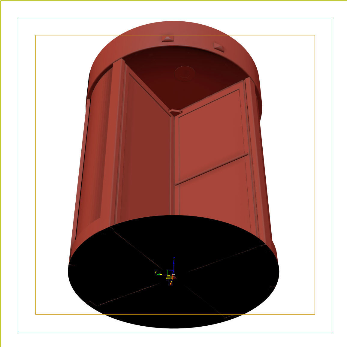 Revolving door Dorma Crane 2000 3D model_4