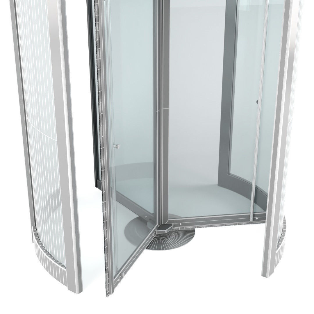 Revolving door Dorma Crane 4000 3D model_7