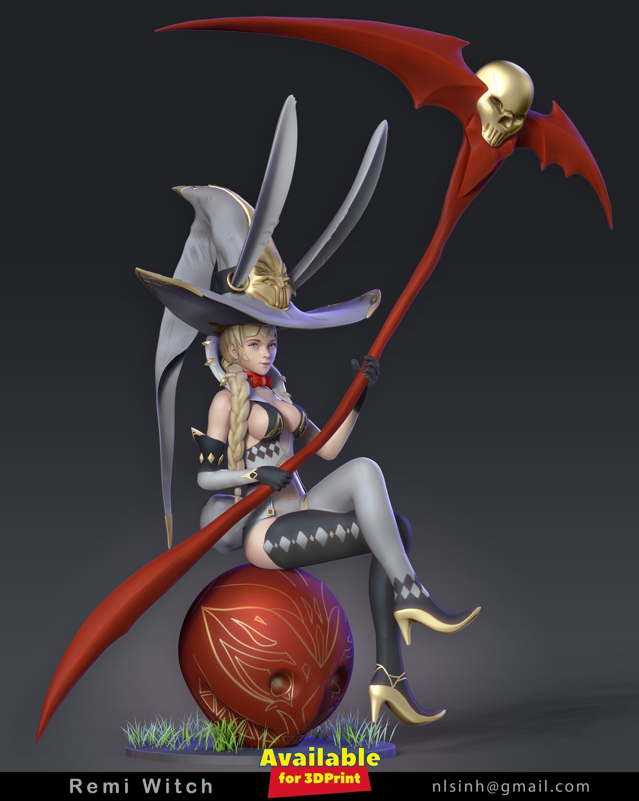 Remi Witch - VII 3D print model_3