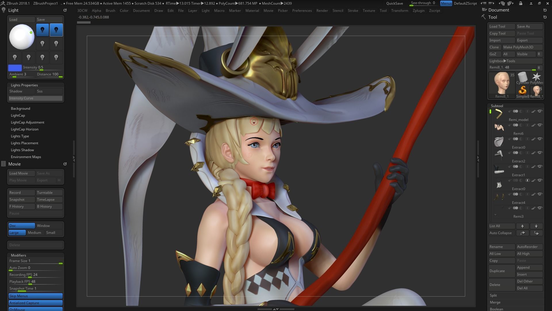 Remi Witch - VII 3D print model_16