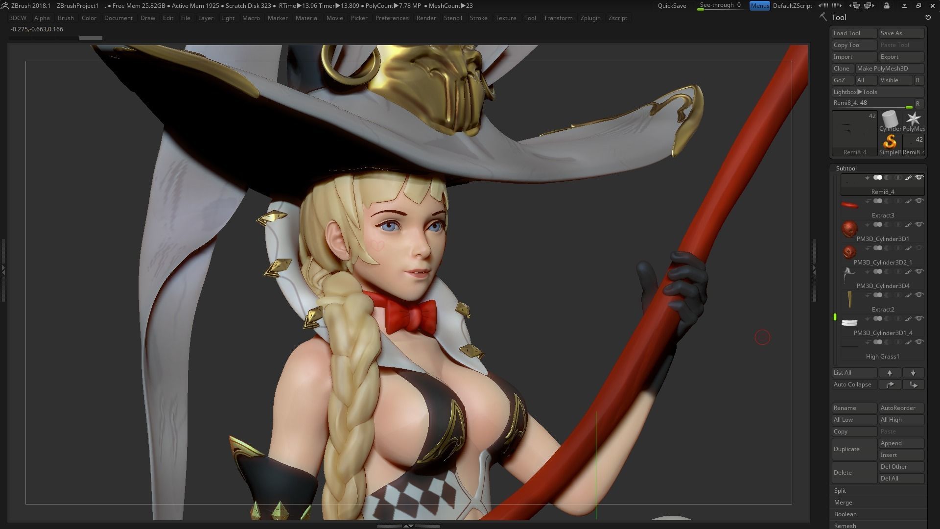 Remi Witch - VII 3D print model_17