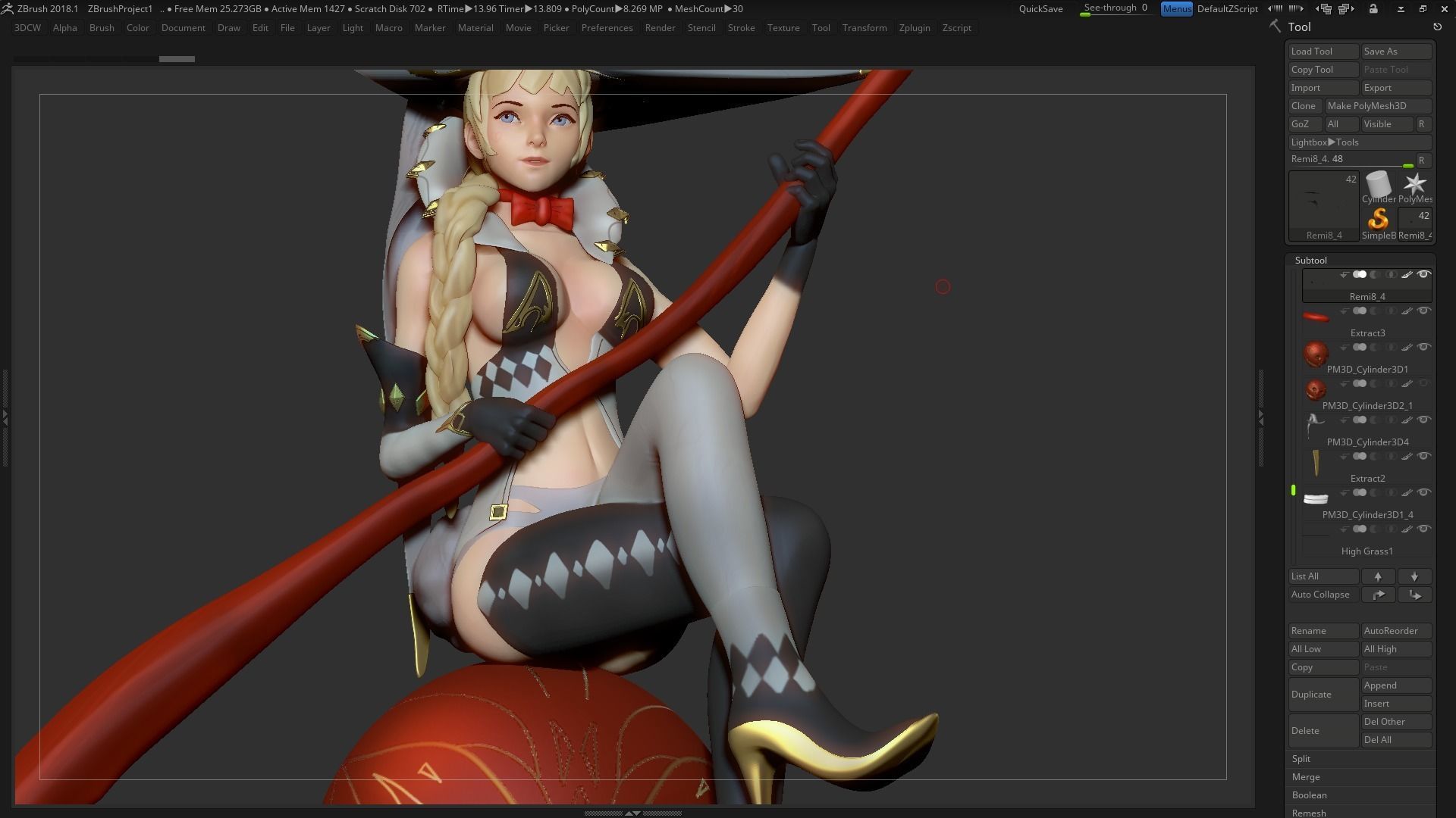 Remi Witch - VII 3D print model_14