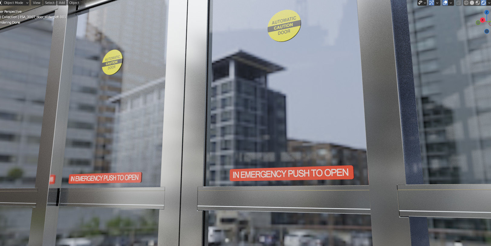 DORMA ESA300T Telescopic Door 3D model_5