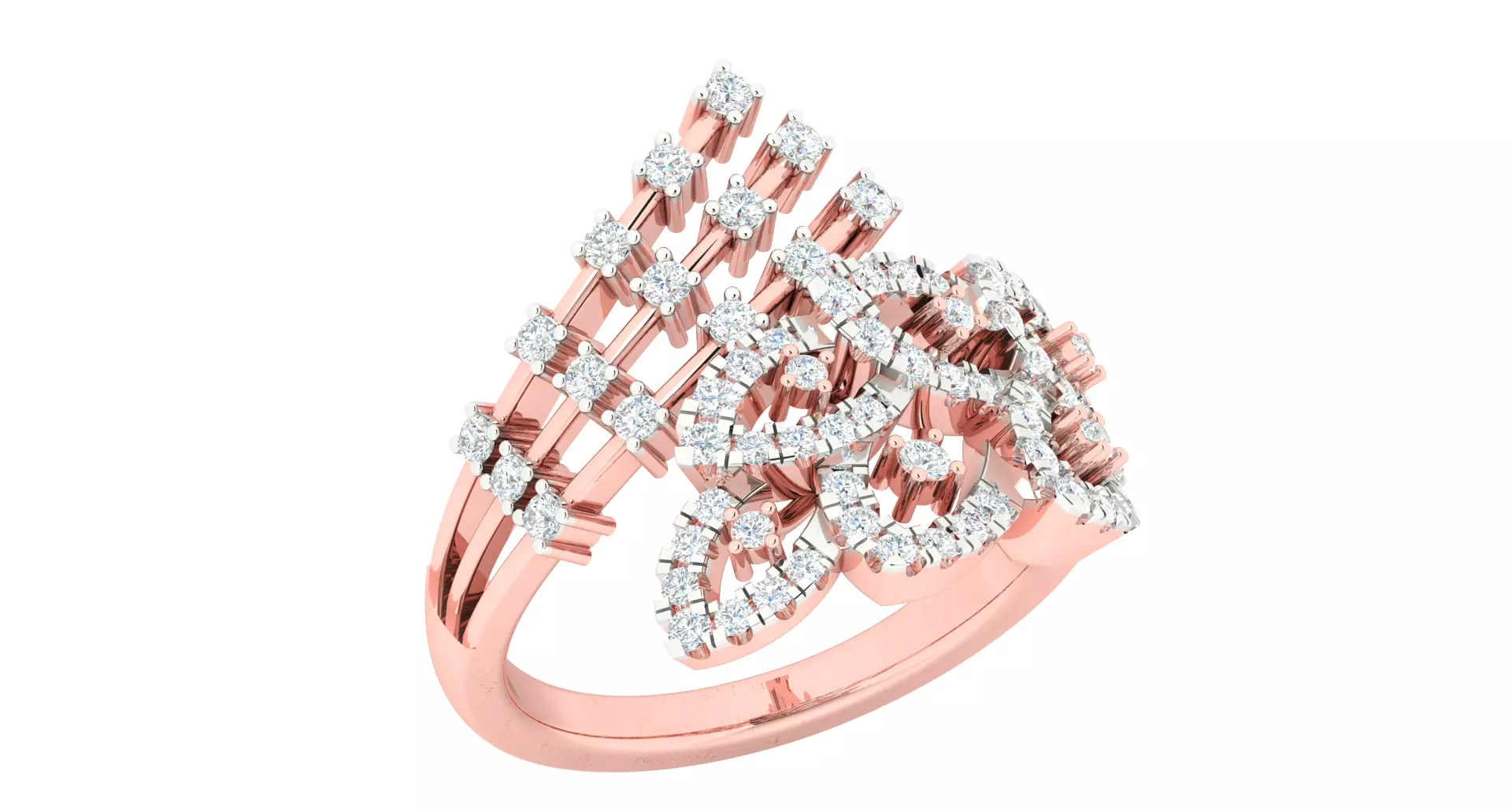 Women ring 3dm stl render detail 3D print model 3D print model