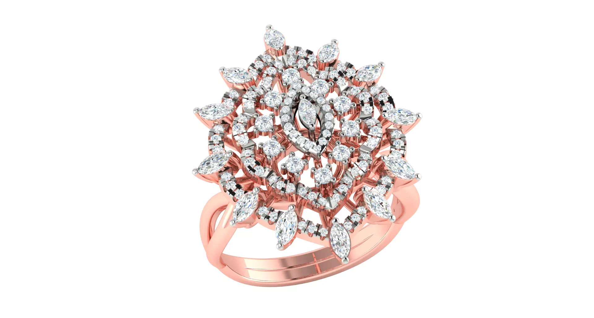 Women ring 3dm stl render detail 3D print model 3D print model