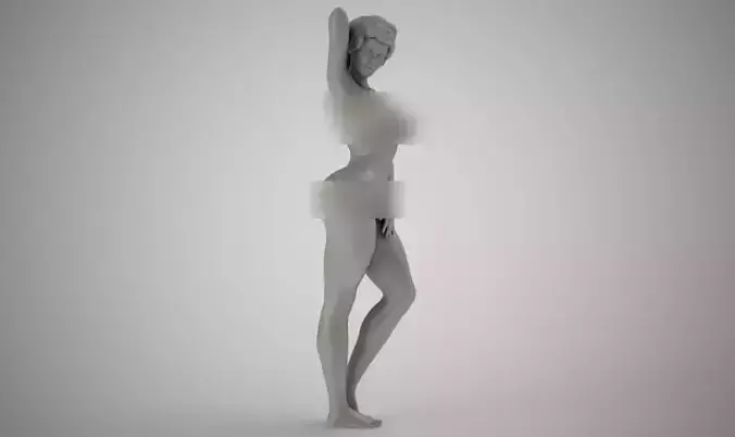 Beautiful Woman Standing