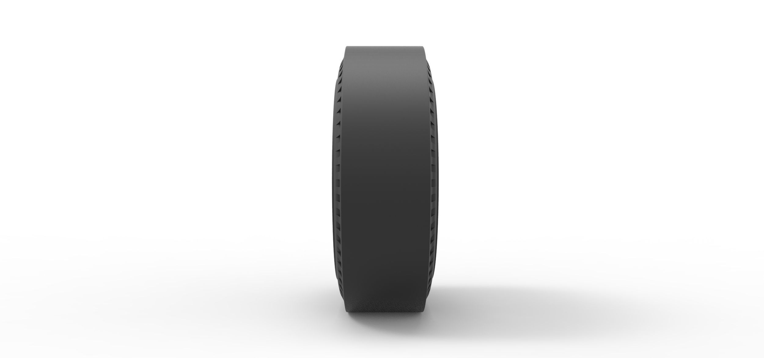 Rear wheel of old school dragster 3D print model_2