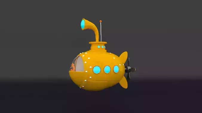 Submarine cartoon