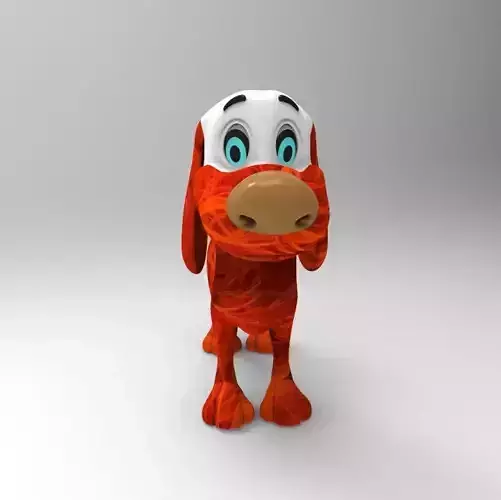 dog is lit over hereman Free 3D model