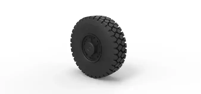  Offroad truck wheel 1 3D print model