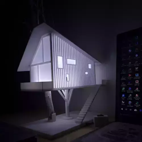 Treehouse Lampshade model for 3d printer