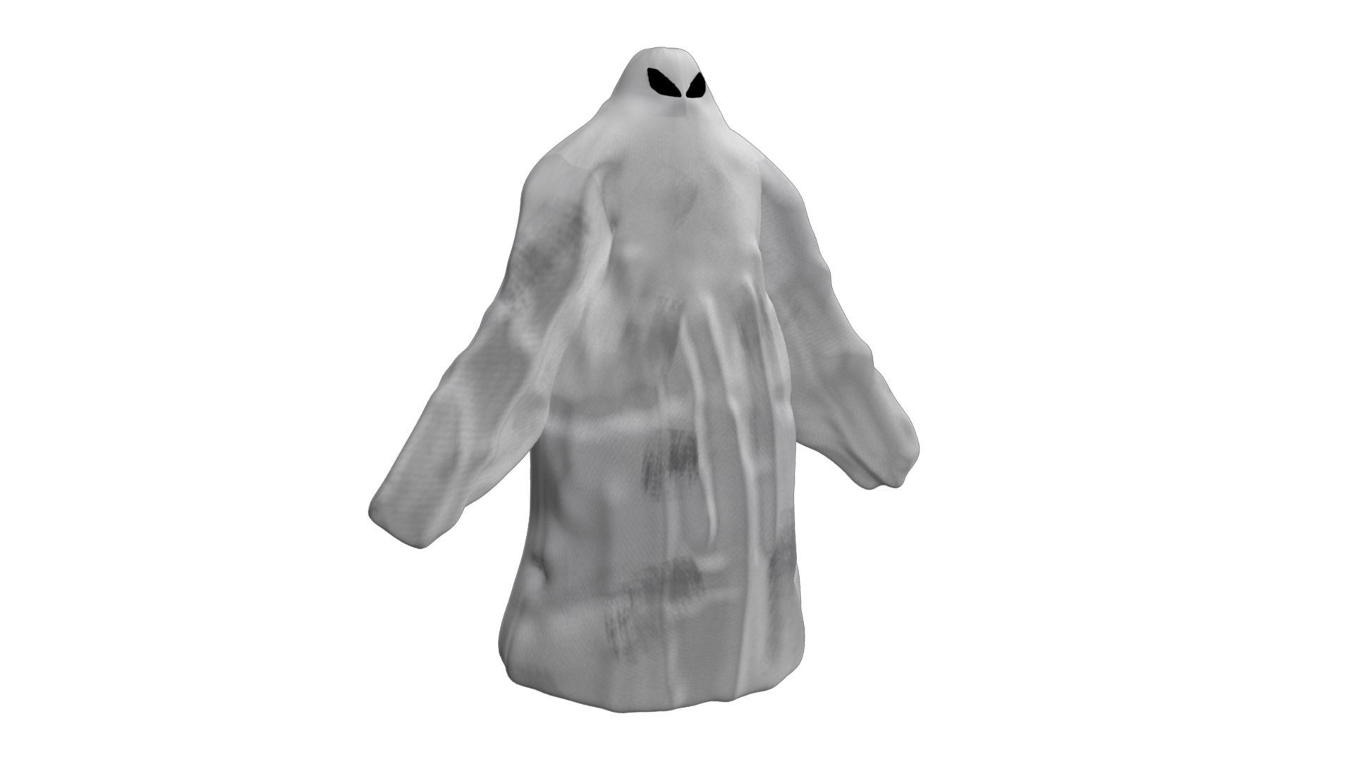 Ghost 3d model Rigged and Animated Low-poly 3D model_3