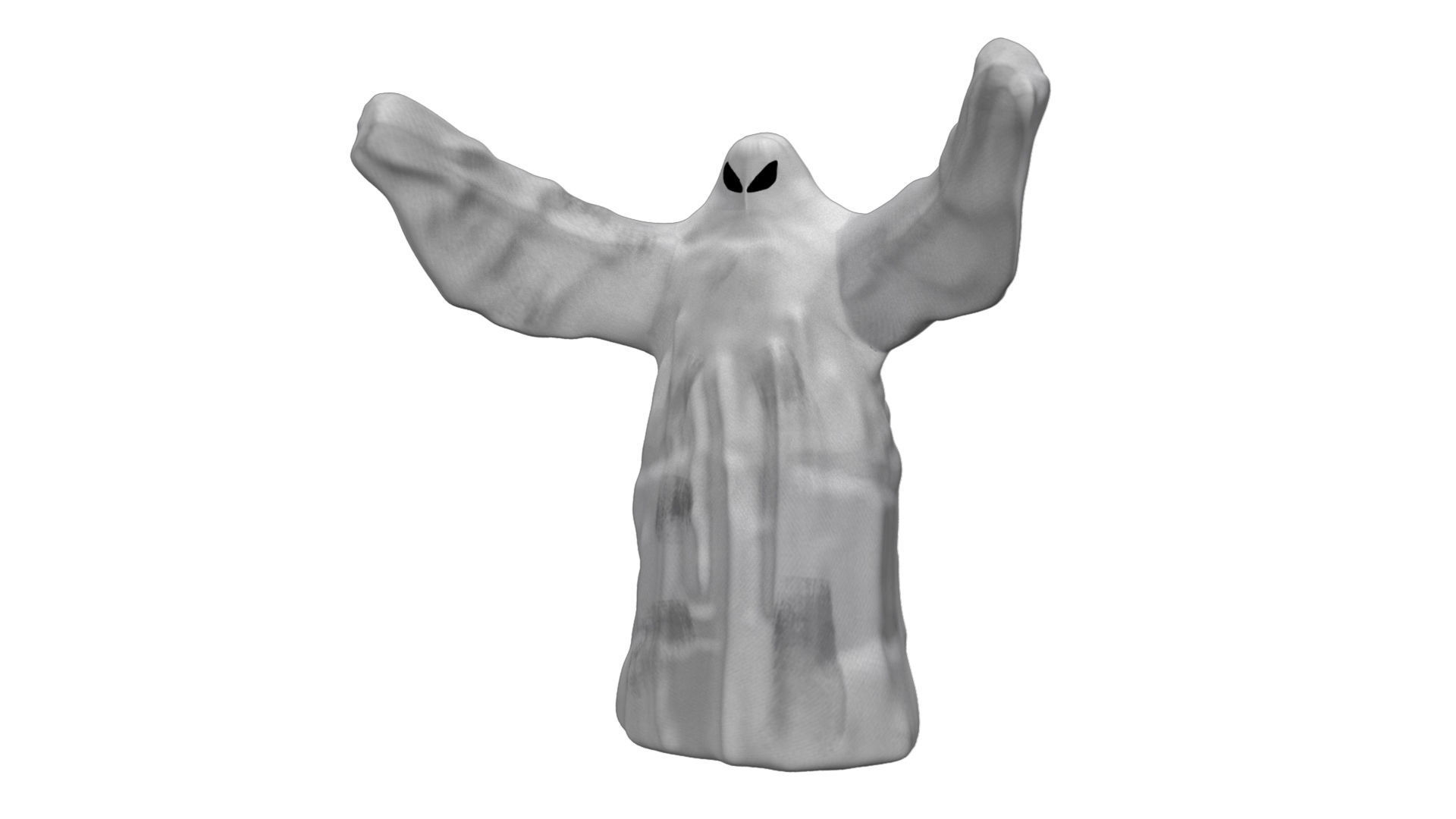 Ghost 3d model Rigged and Animated Low-poly 3D model_4
