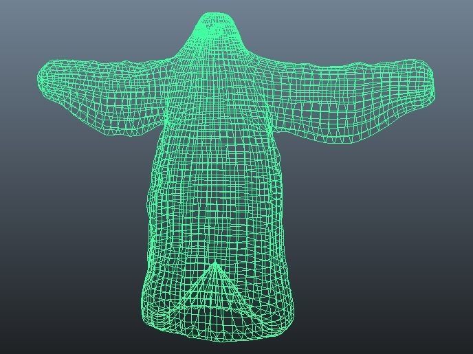 Ghost 3d model Rigged and Animated Low-poly 3D model_9