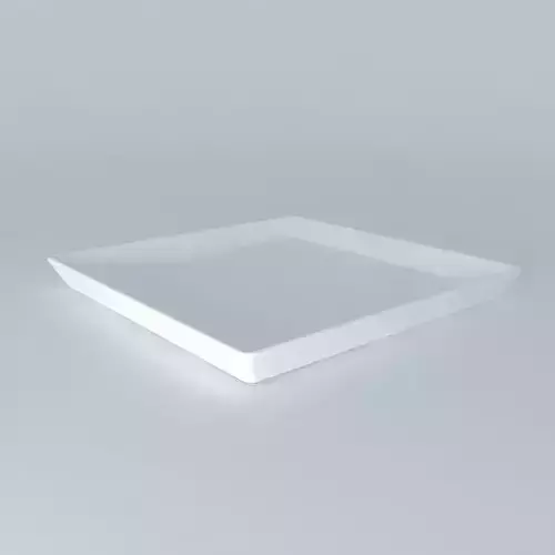 IDEAL Candle dish white 25x25