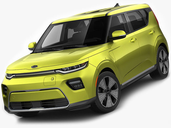 Kia Soul EV 2020 3D model