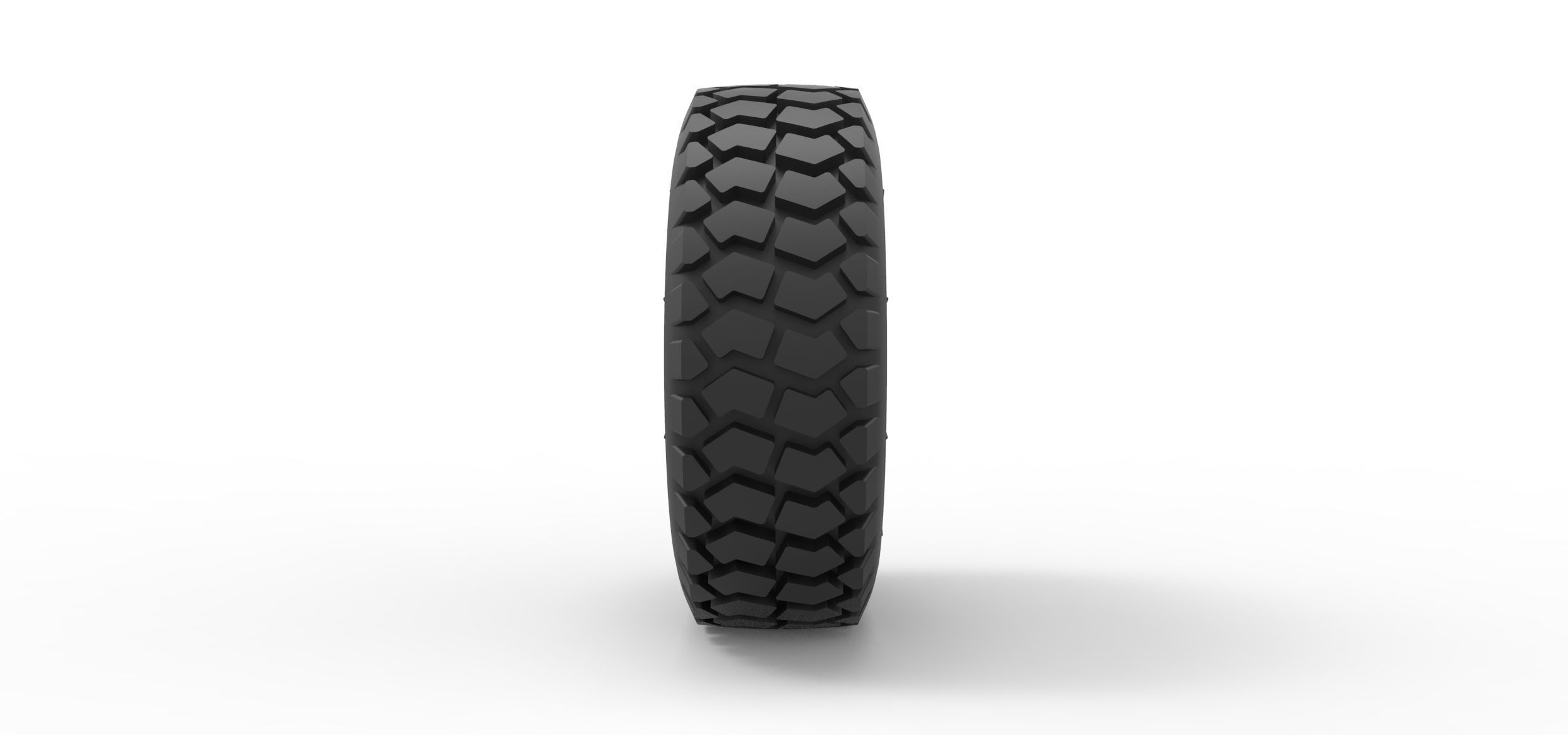 Offroad truck wheel 2 3D print model_2
