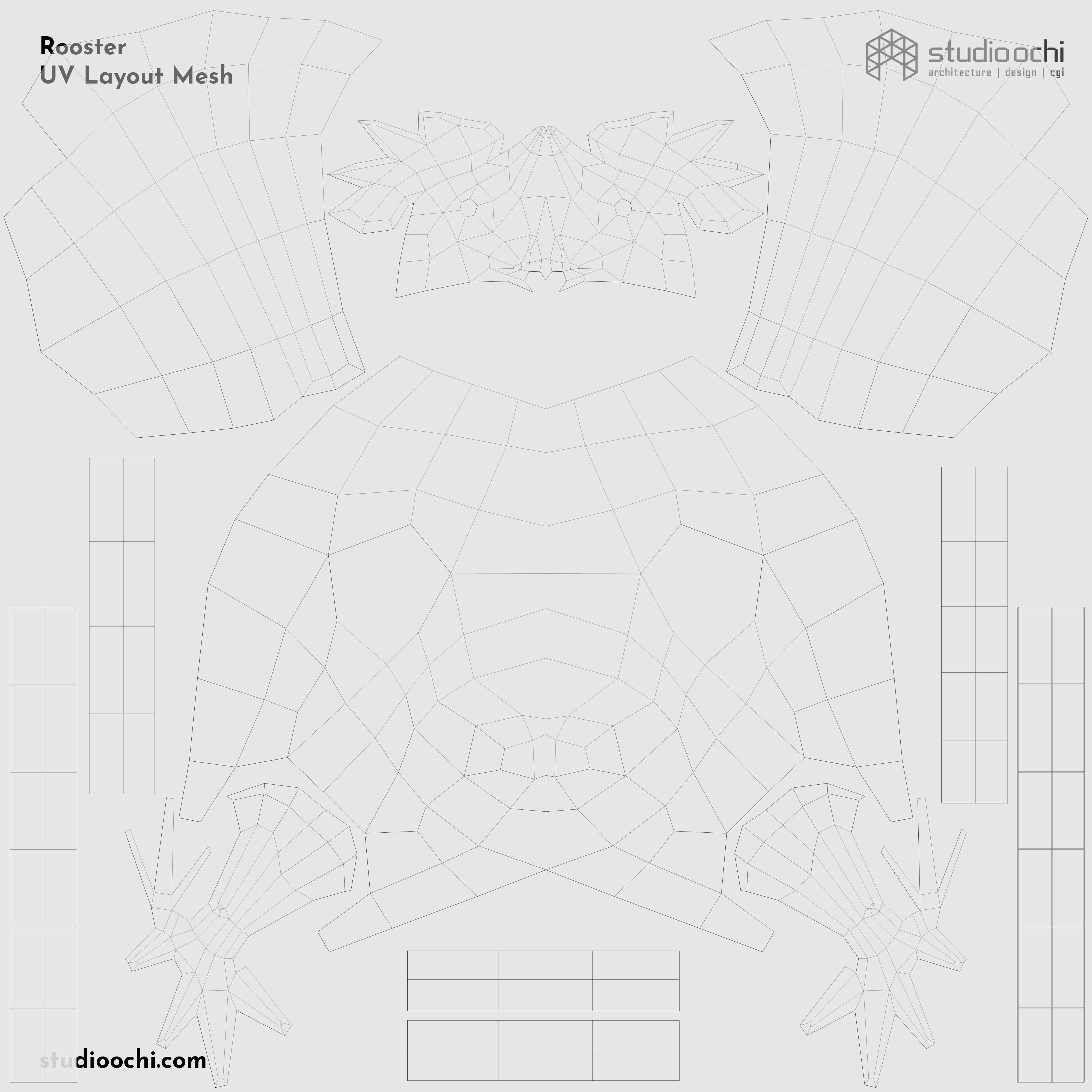 Farm Animals Pack Low-poly 3D model_30