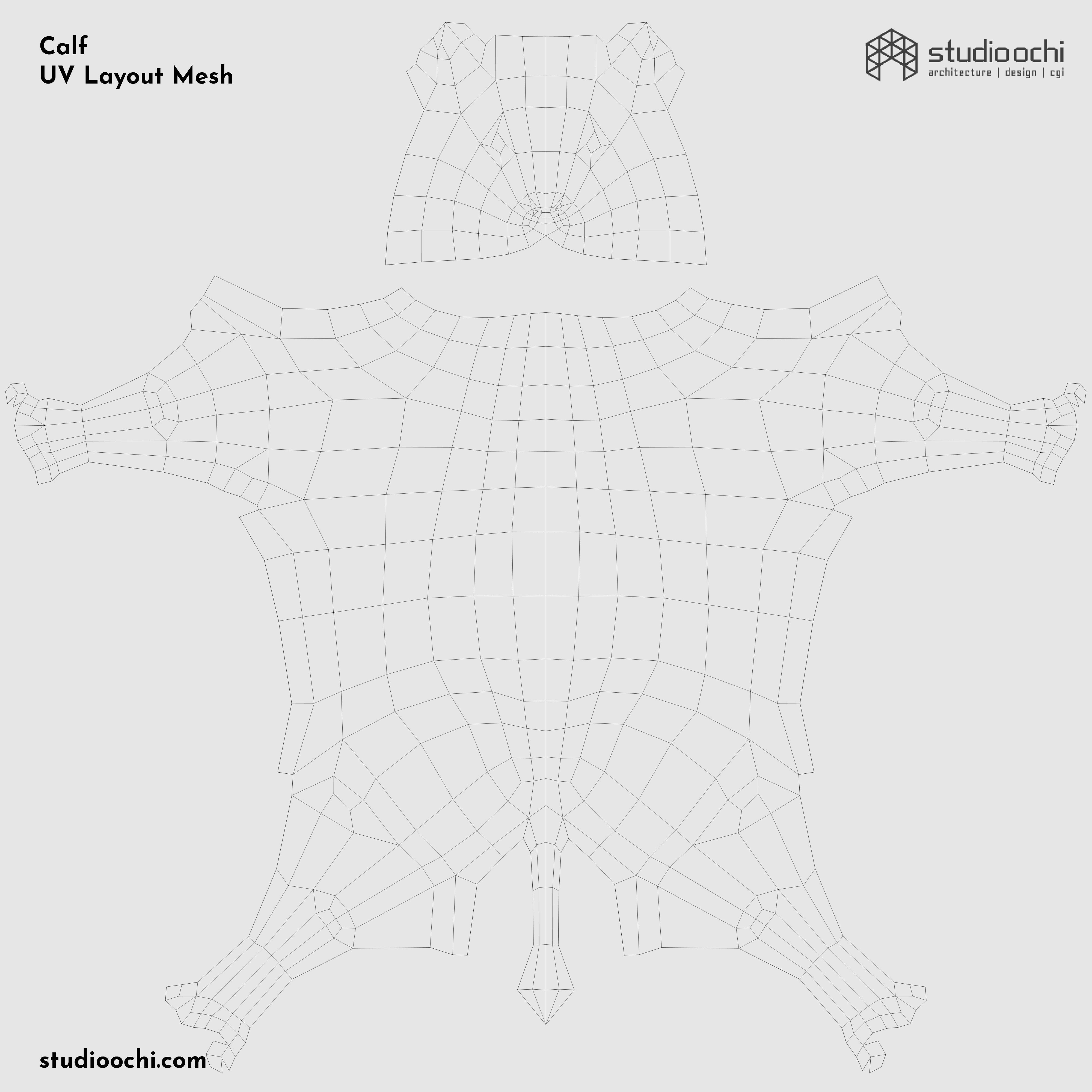 Farm Animals Pack Low-poly 3D model_40