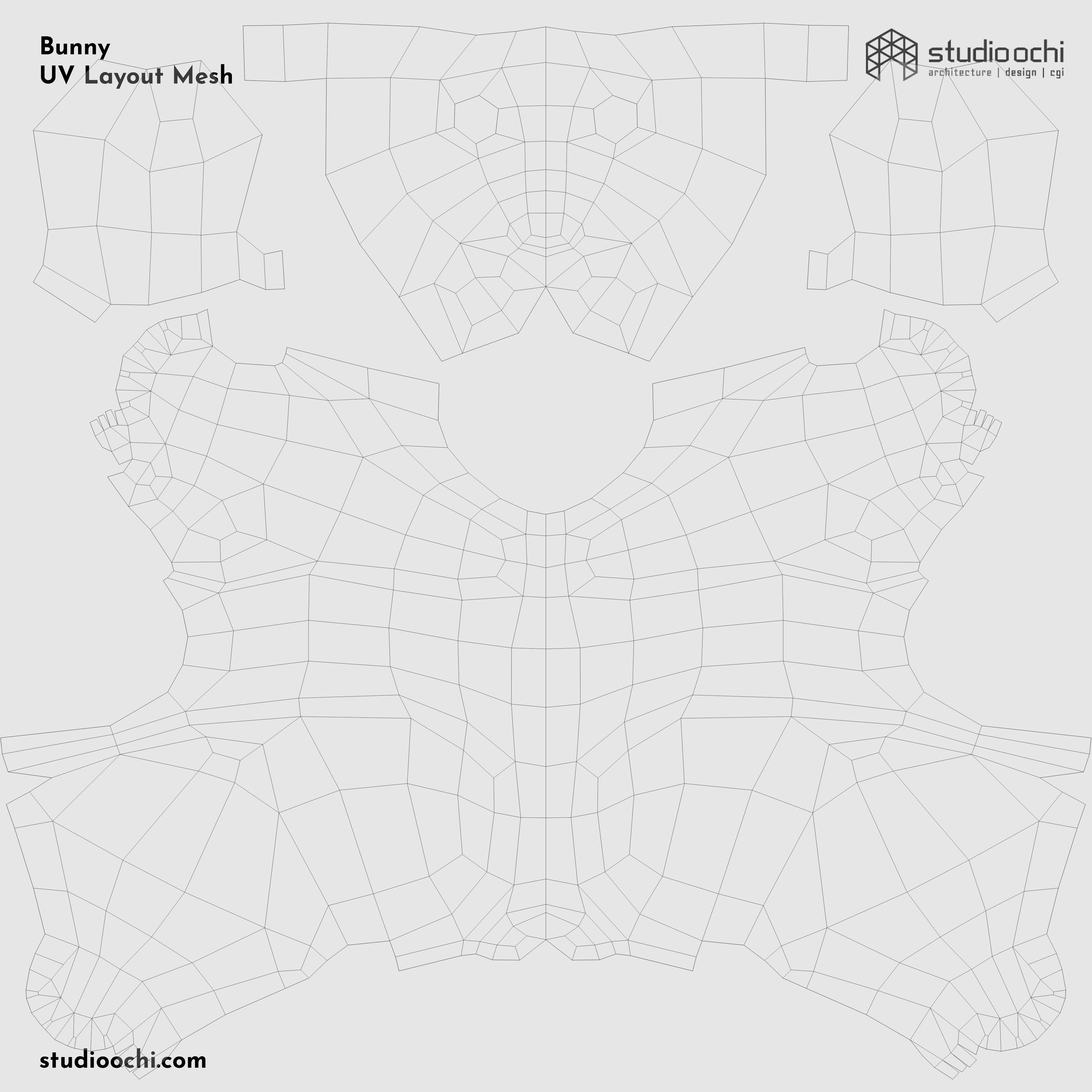 Farm Animals Pack Low-poly 3D model_12