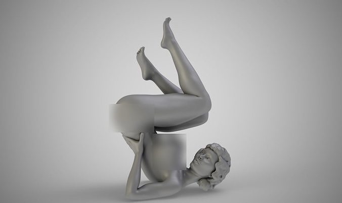 Lying and Bending 3D print model