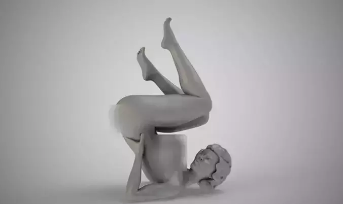 Lying and Bending 3D print model