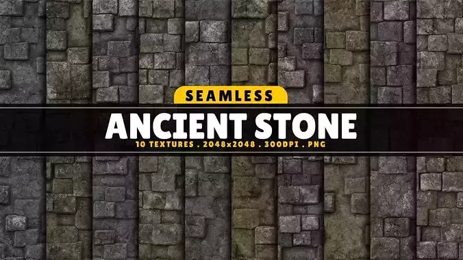 Texture Pack Seamless Ancient Stone Vol 01