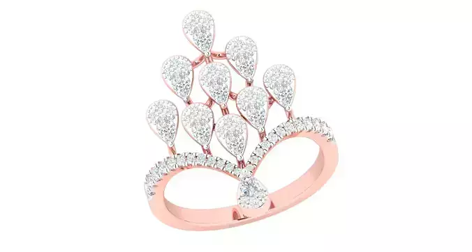 Women ring 3dm stl render detail 3D print model