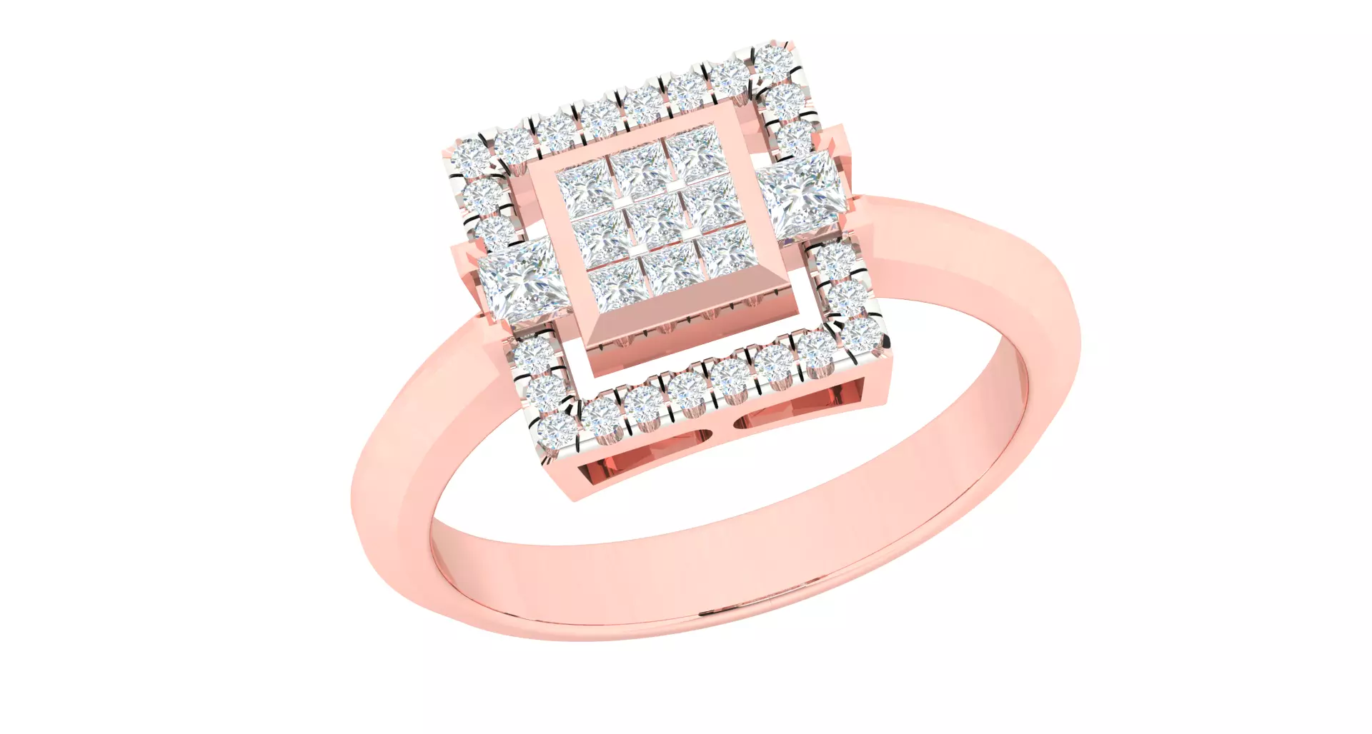 Women ring 3dm stl render detail 3D print model 3D print model