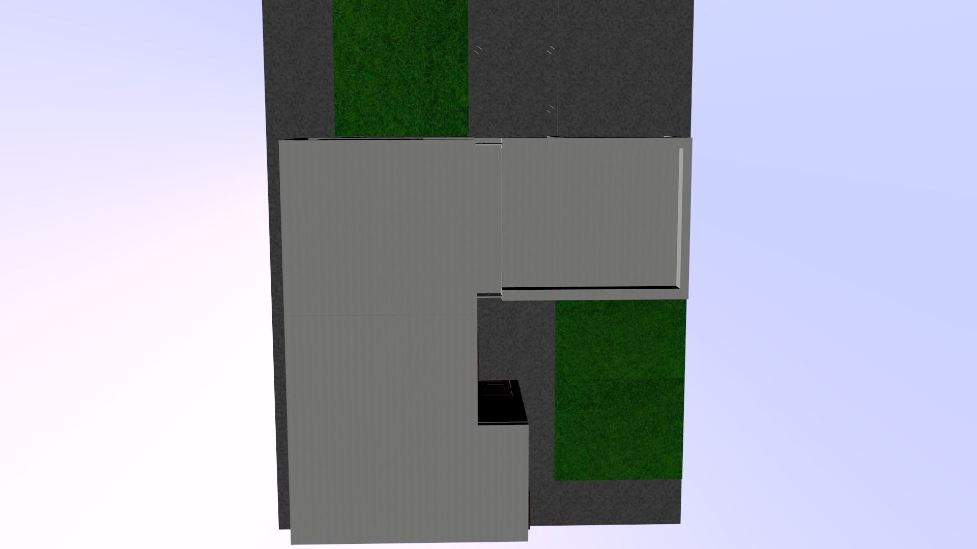 high-tech house 3D model_2